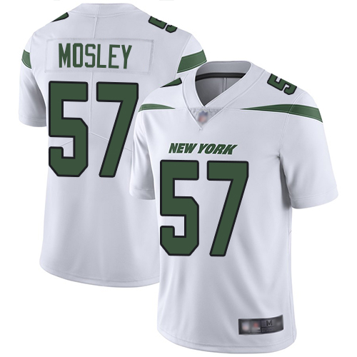 New York Jets Limited White Youth C.J. Mosley Road Jersey NFL Football #57 Vapor Untouchable